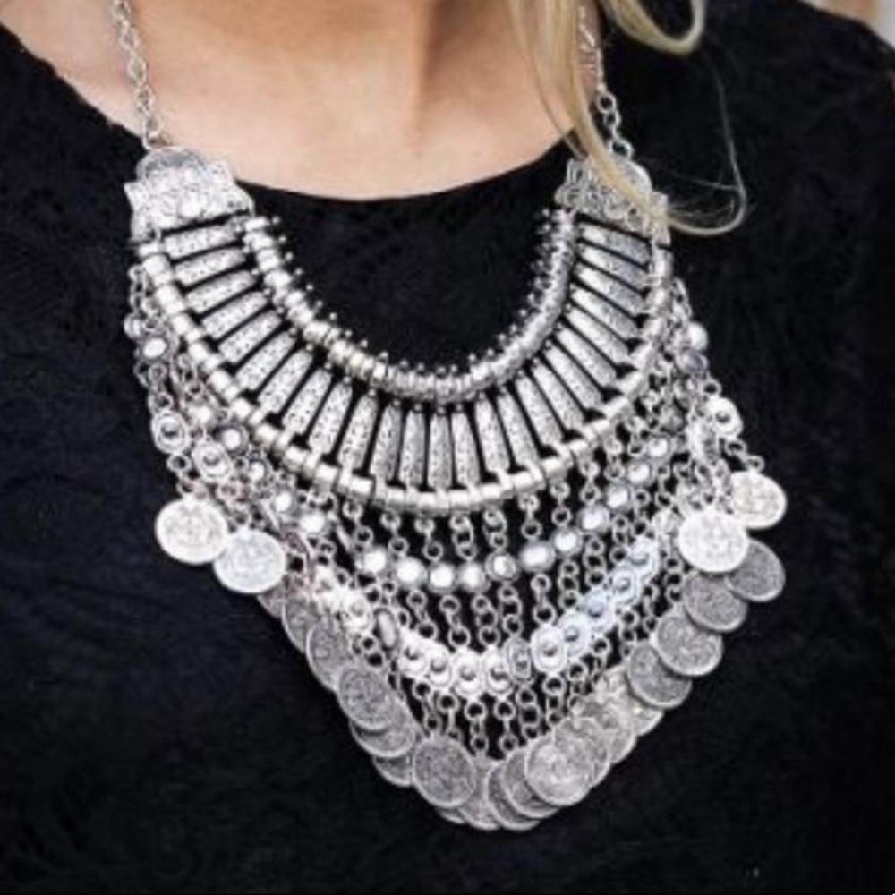 Silver Coin Necklace